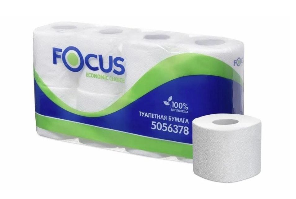 Туалетная бумага (пачка 8 рулонов)